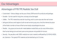 FYB Tpe Real Fat Big Ass Huge Breast Cheap Silicone Full Boobs Toy 158Cm Japanese Male Lifelike Sex Doll by automatic woman
